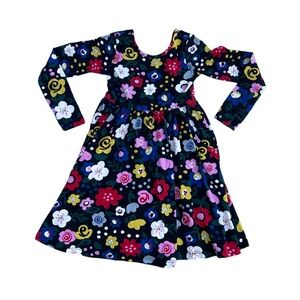 Hannah Andersson Girls Size 8 (130cm) Skater Twirl Dress With Pockets